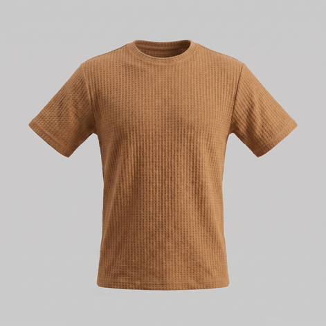 Herren Strukturiertes Sommer-T-Shirt