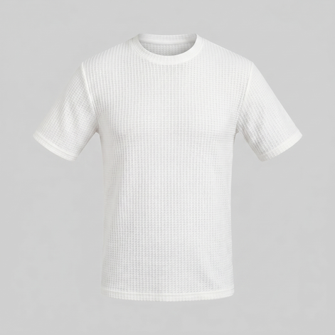 Herren Strukturiertes Sommer-T-Shirt