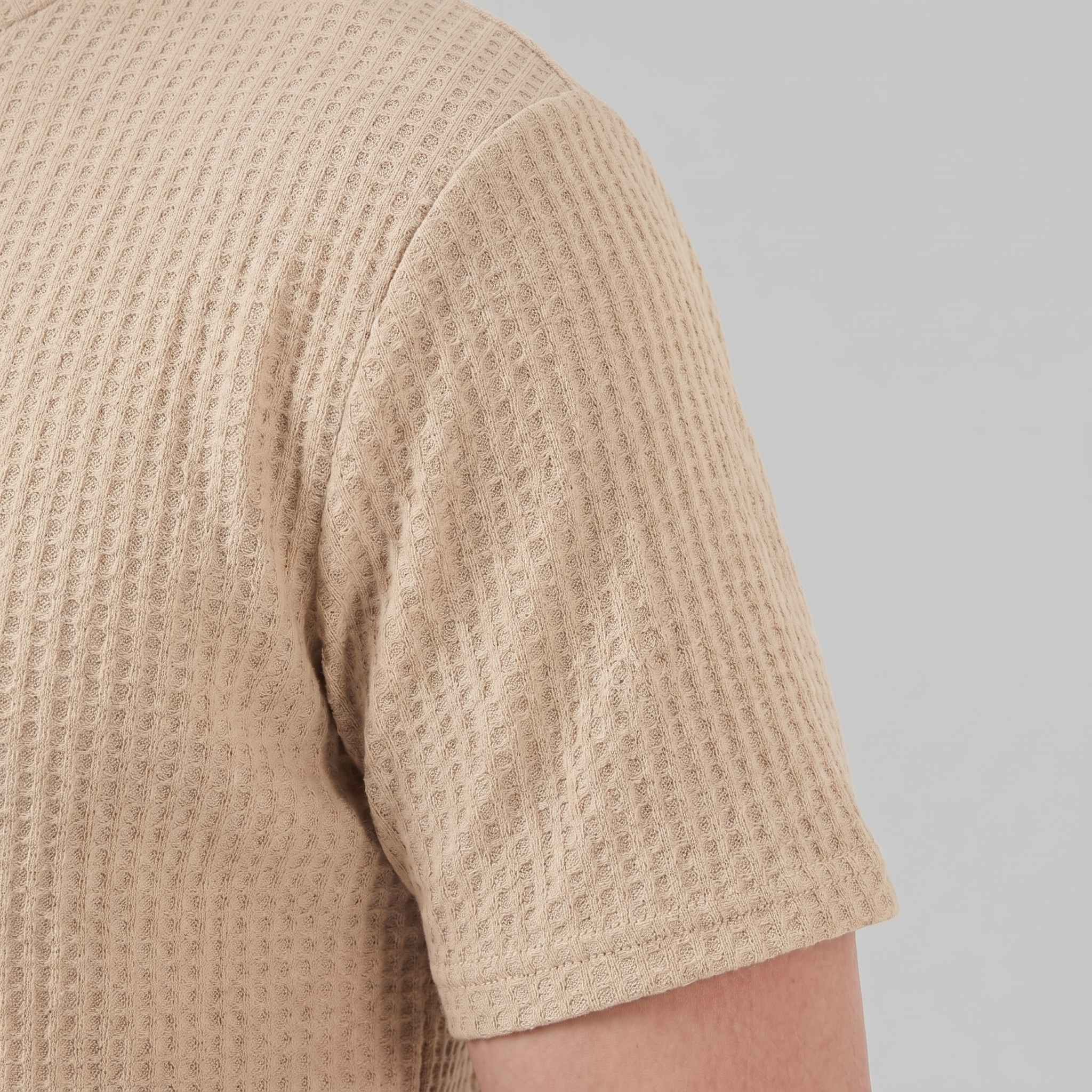 Herren Strukturiertes Sommer-T-Shirt