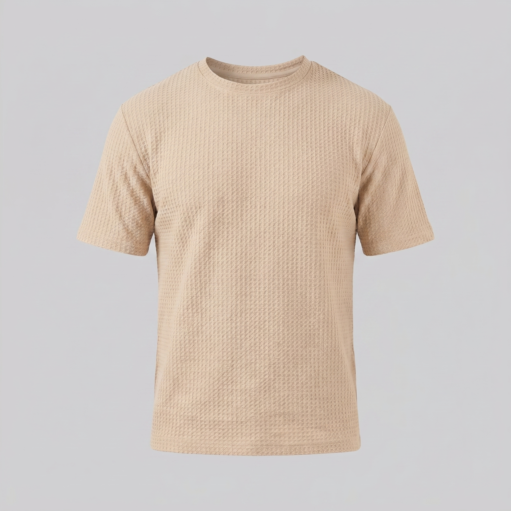 Herren Strukturiertes Sommer-T-Shirt