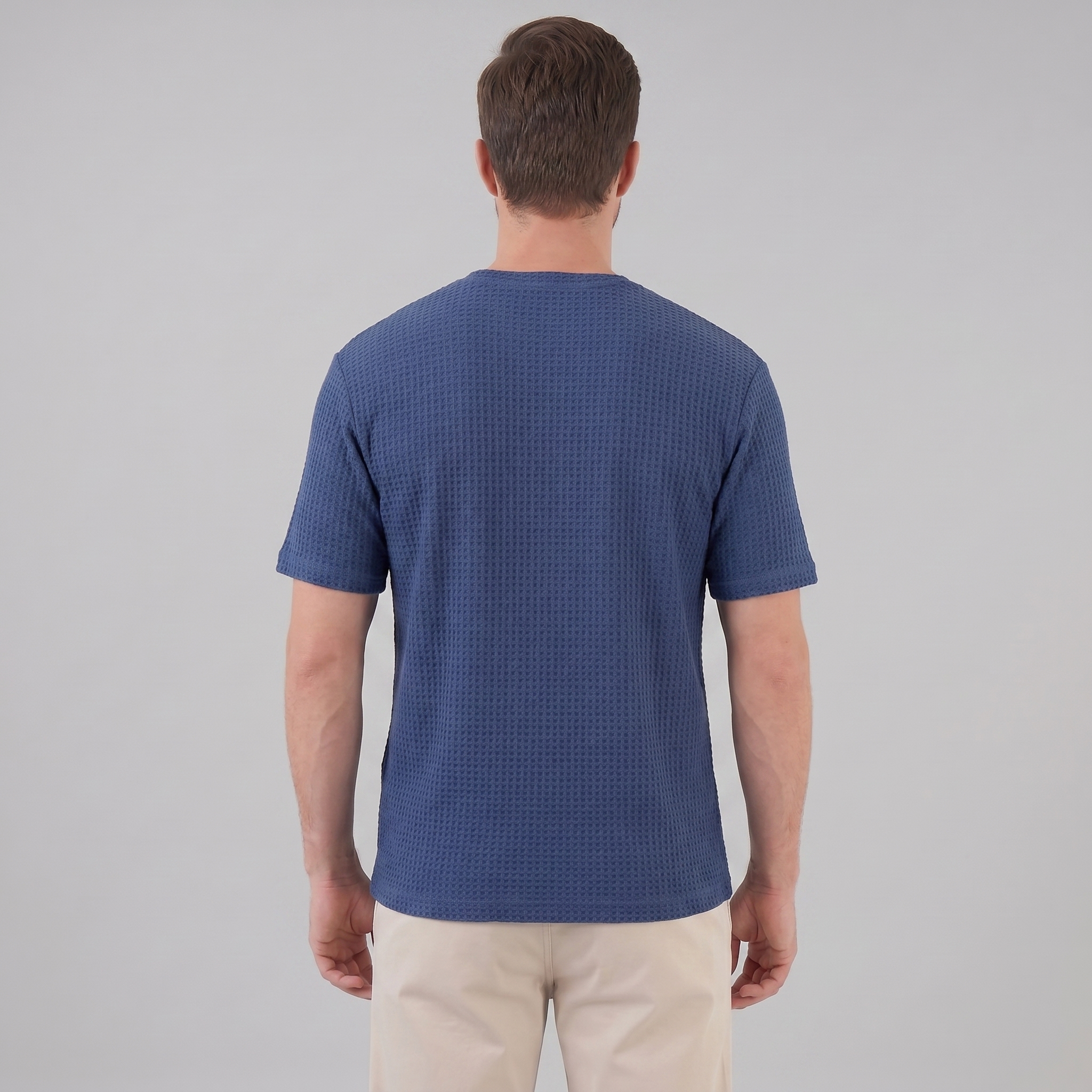 Herren Strukturiertes Sommer-T-Shirt