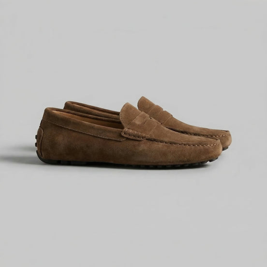 Herren Stilvolle Wildleder Penny Loafer