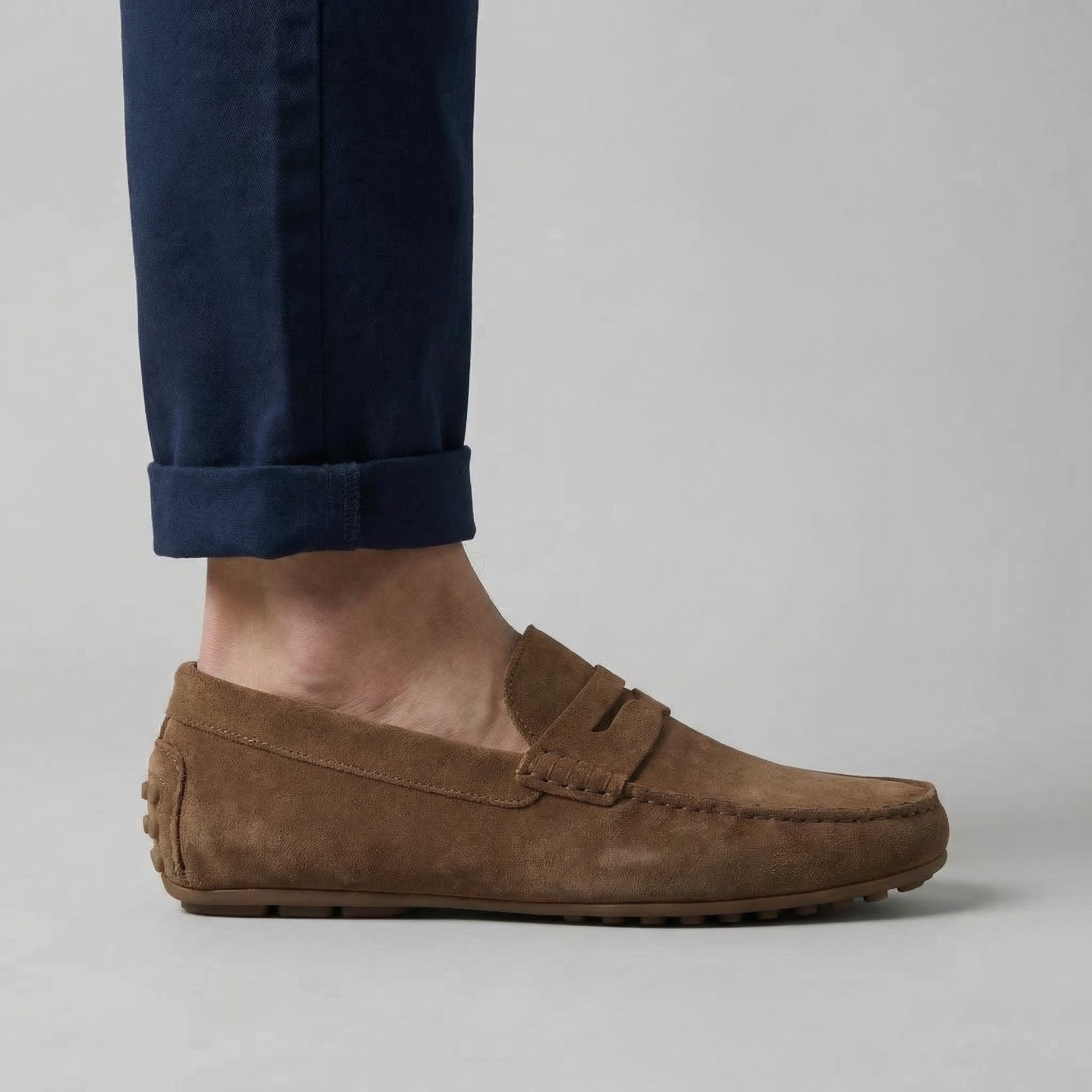 Herren Stilvolle Wildleder Penny Loafer