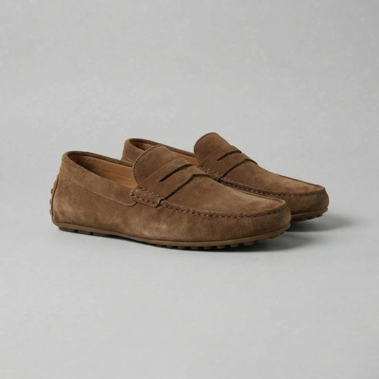 Herren Stilvolle Wildleder Penny Loafer