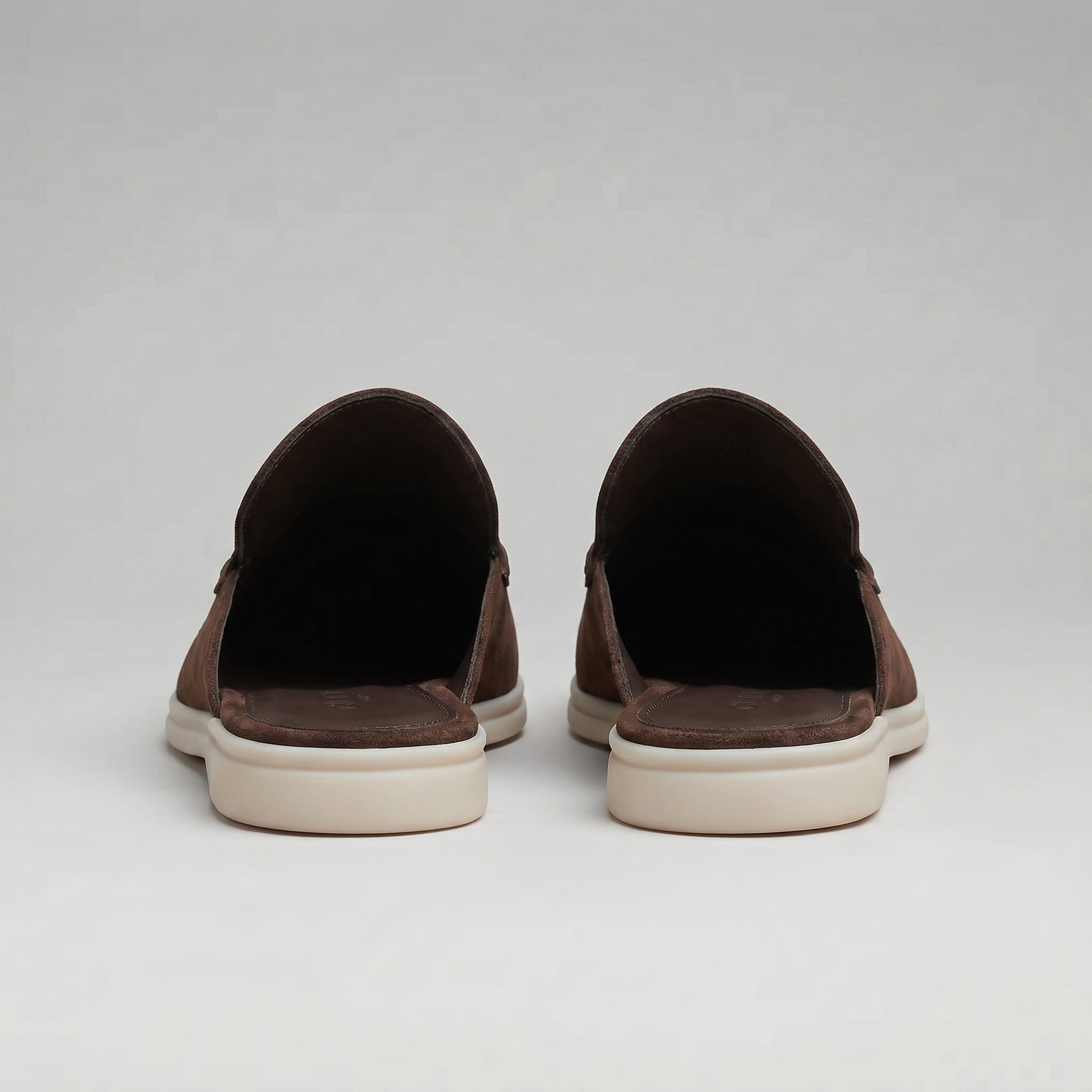 Herren Wildleder Loafer Mules ohne Fersenriemen