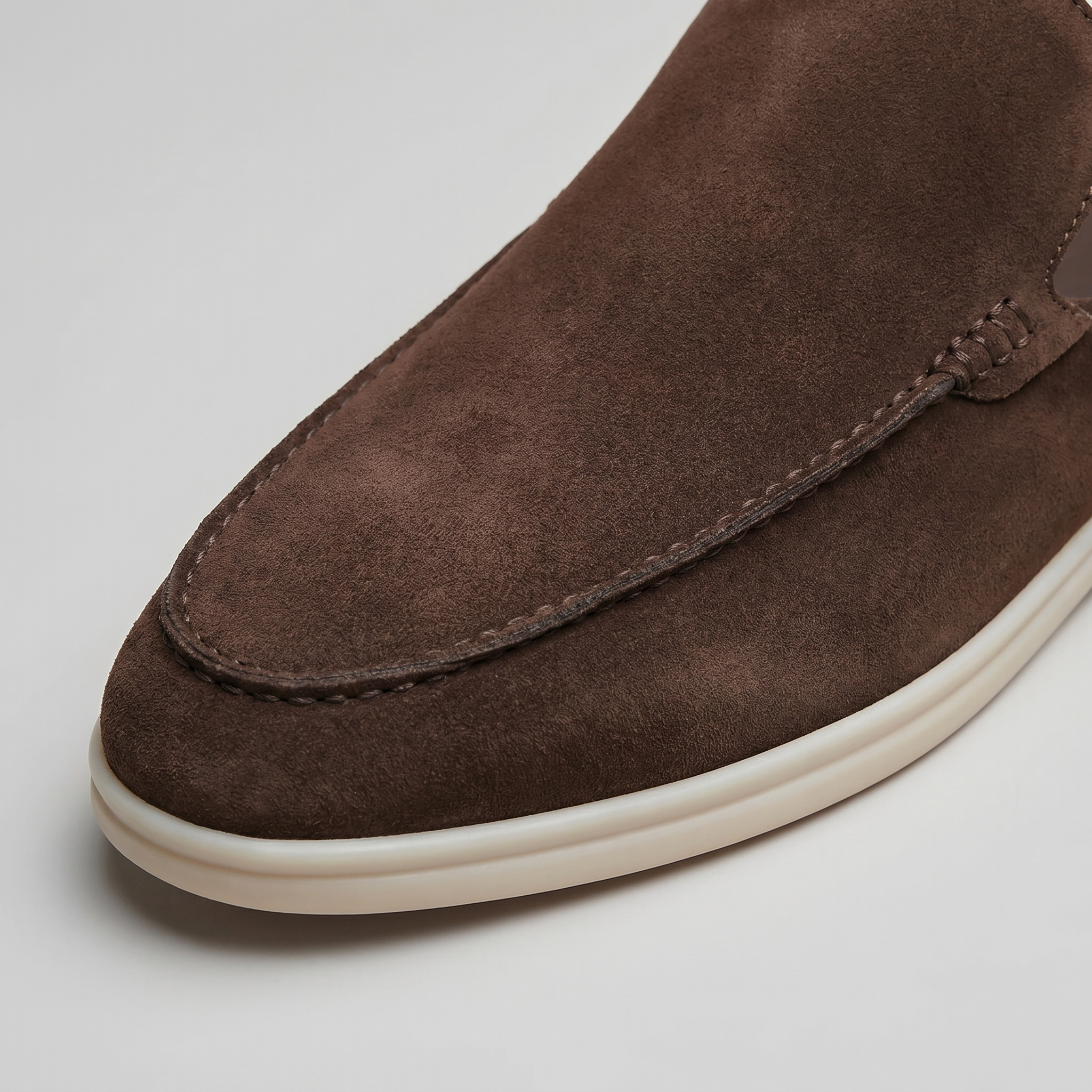Herren Wildleder Loafer Mules ohne Fersenriemen