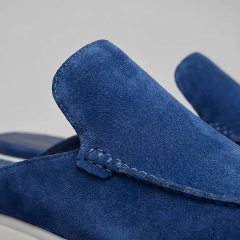 Herren Wildleder Loafer Mules ohne Fersenriemen