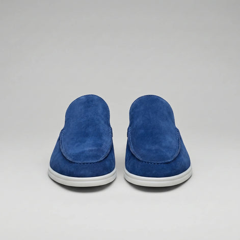 Herren Wildleder Loafer Mules ohne Fersenriemen