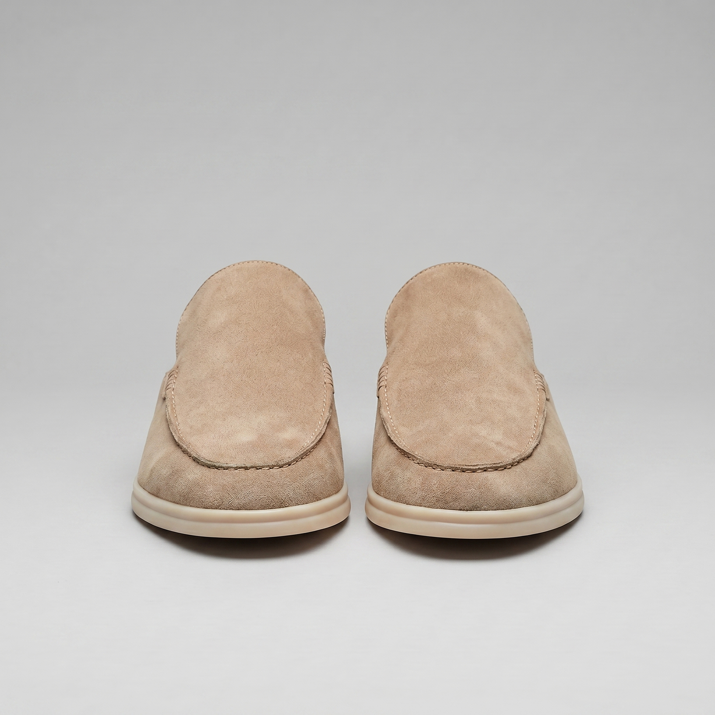 Herren Wildleder Loafer Mules ohne Fersenriemen