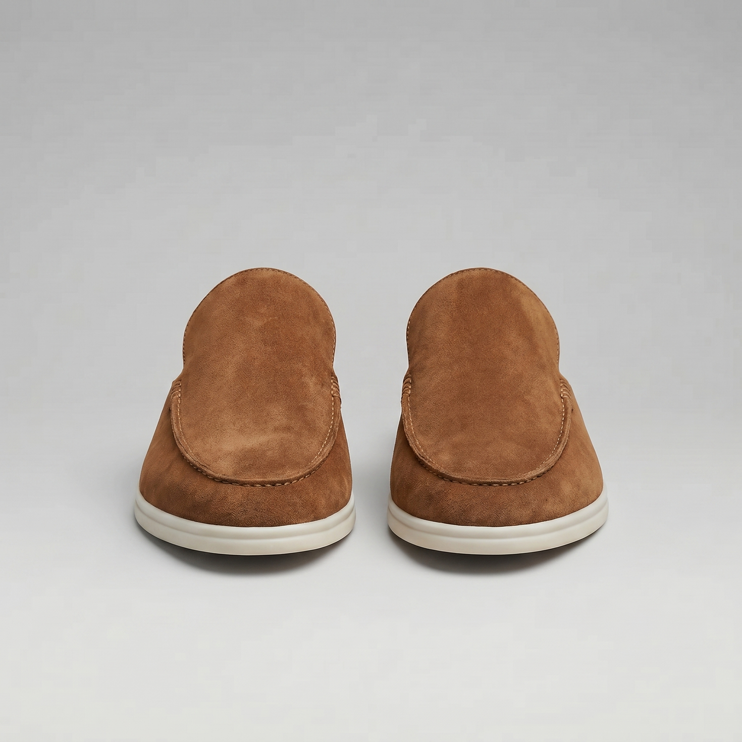 Herren Wildleder Loafer Mules ohne Fersenriemen