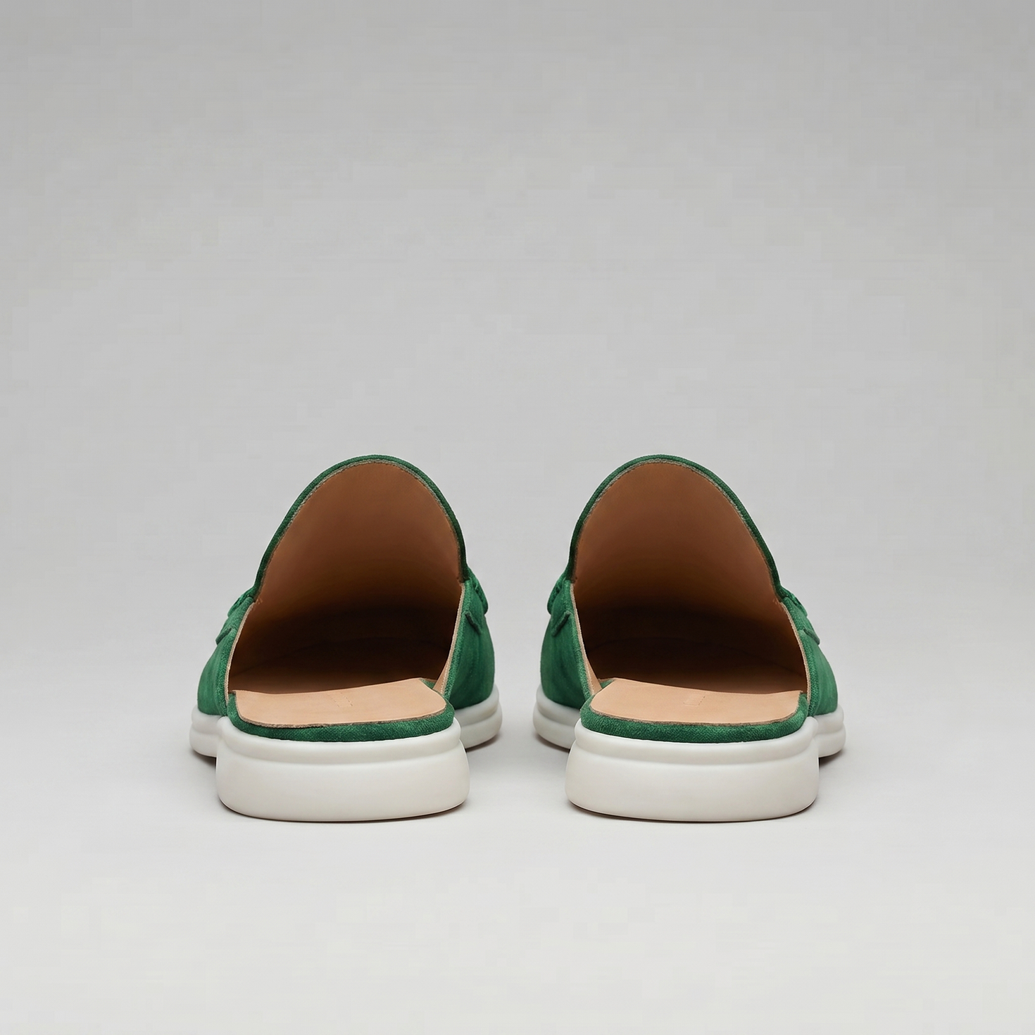 Herren Wildleder Loafer Mules ohne Fersenriemen