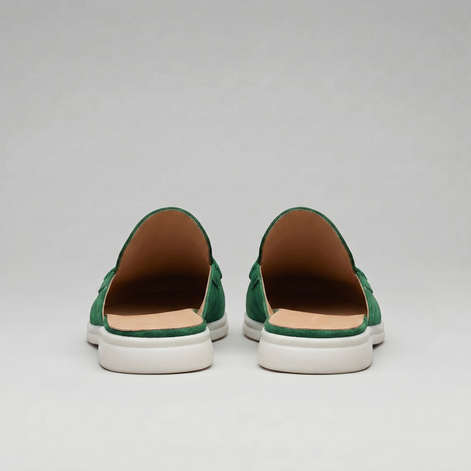 Herren Wildleder Loafer Mules ohne Fersenriemen