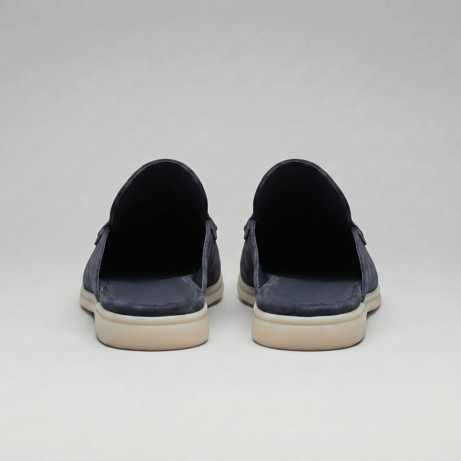 Herren Wildleder Loafer Mules ohne Fersenriemen