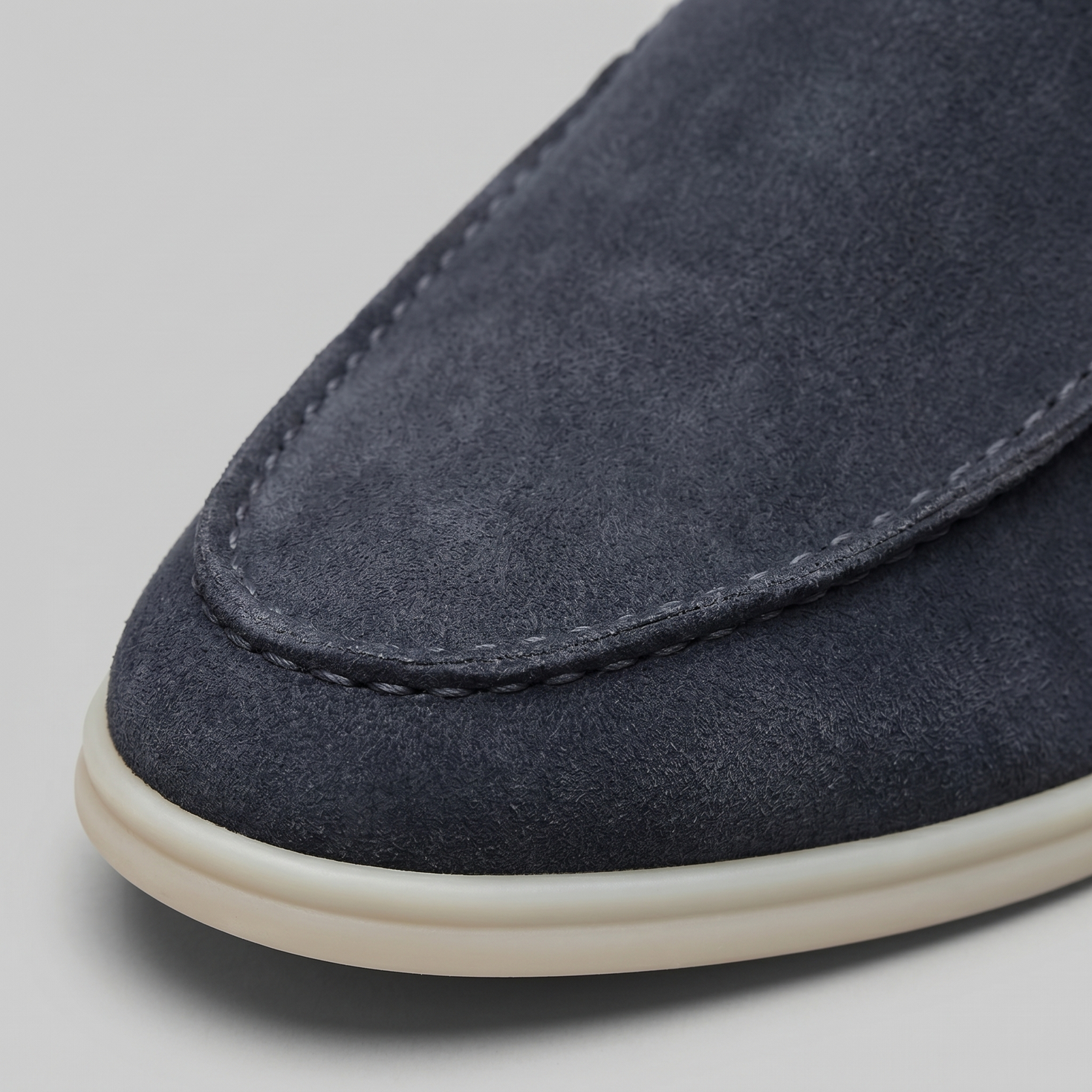 Herren Wildleder Loafer Mules ohne Fersenriemen