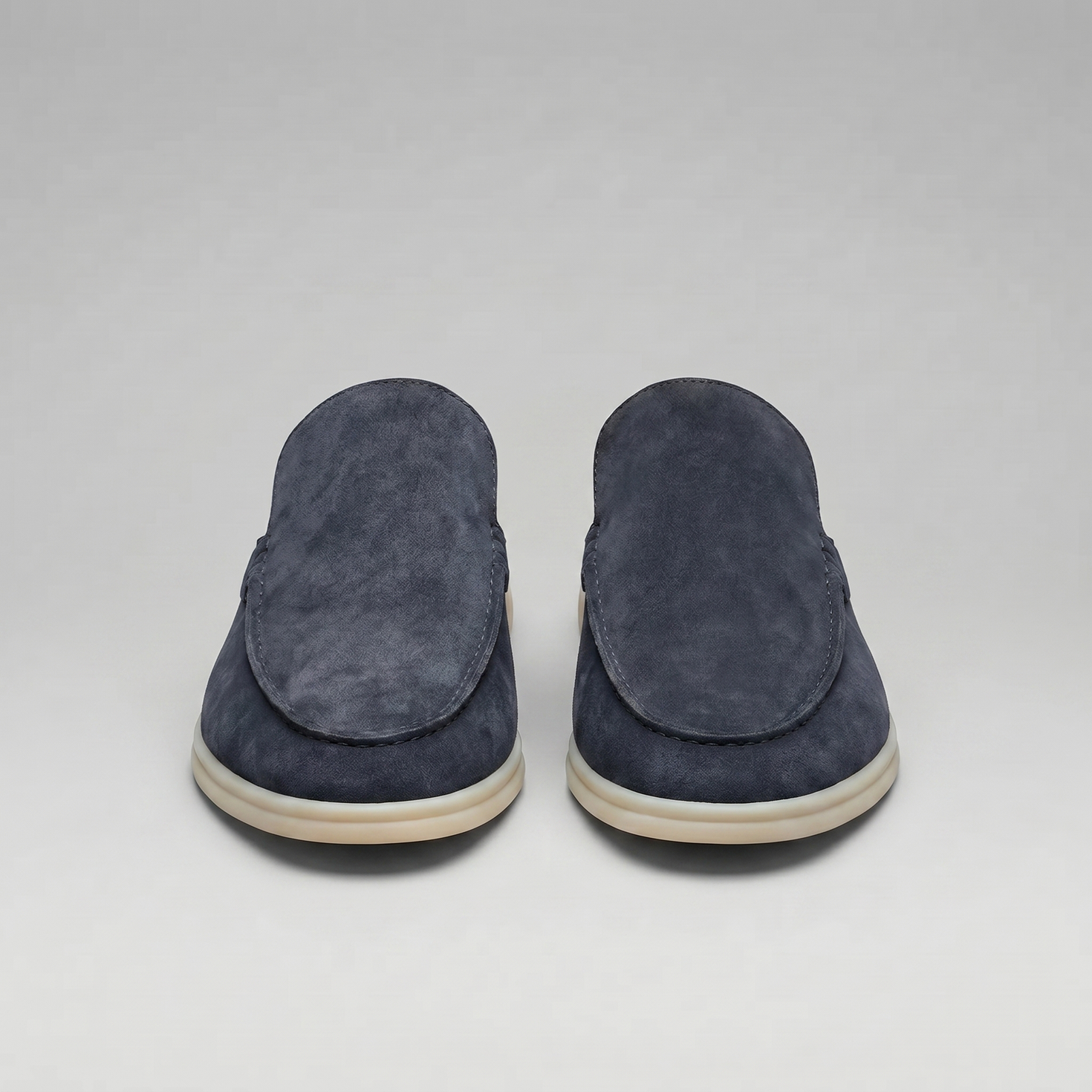 Herren Wildleder Loafer Mules ohne Fersenriemen