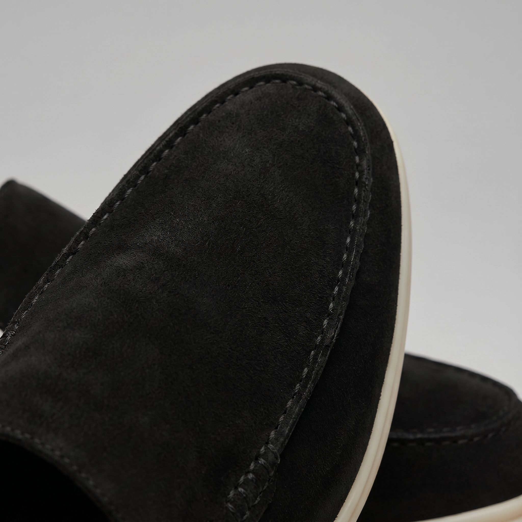 Herren Wildleder Loafer Mules ohne Fersenriemen