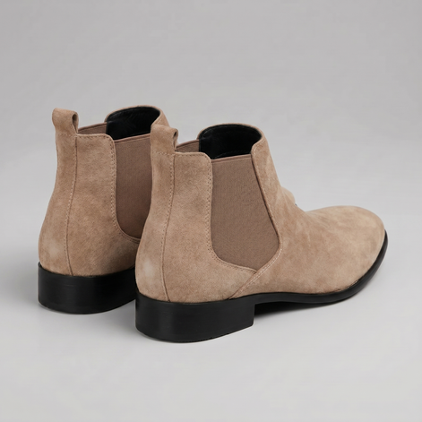 Herren Wildleder Chelsea Stiefeletten