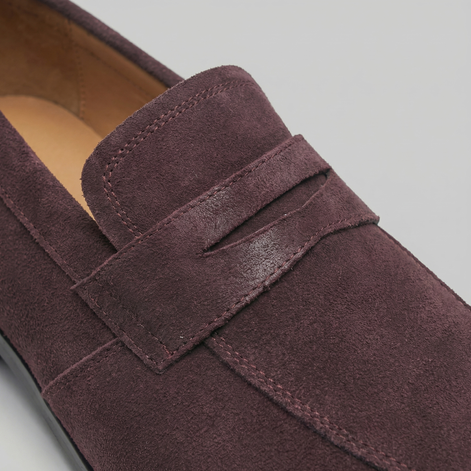 Herren Veloursleder Klassische Penny Loafers