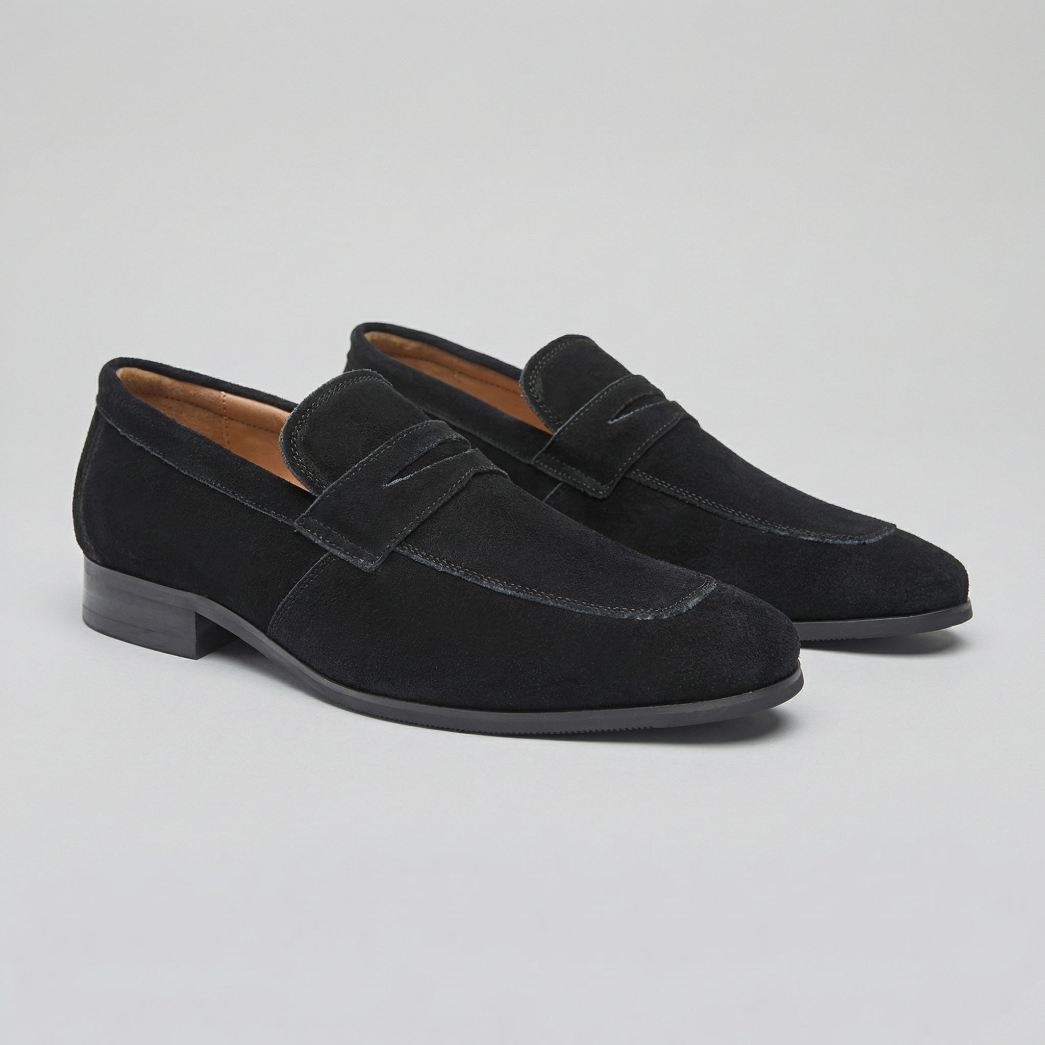 Herren Veloursleder Klassische Penny Loafers