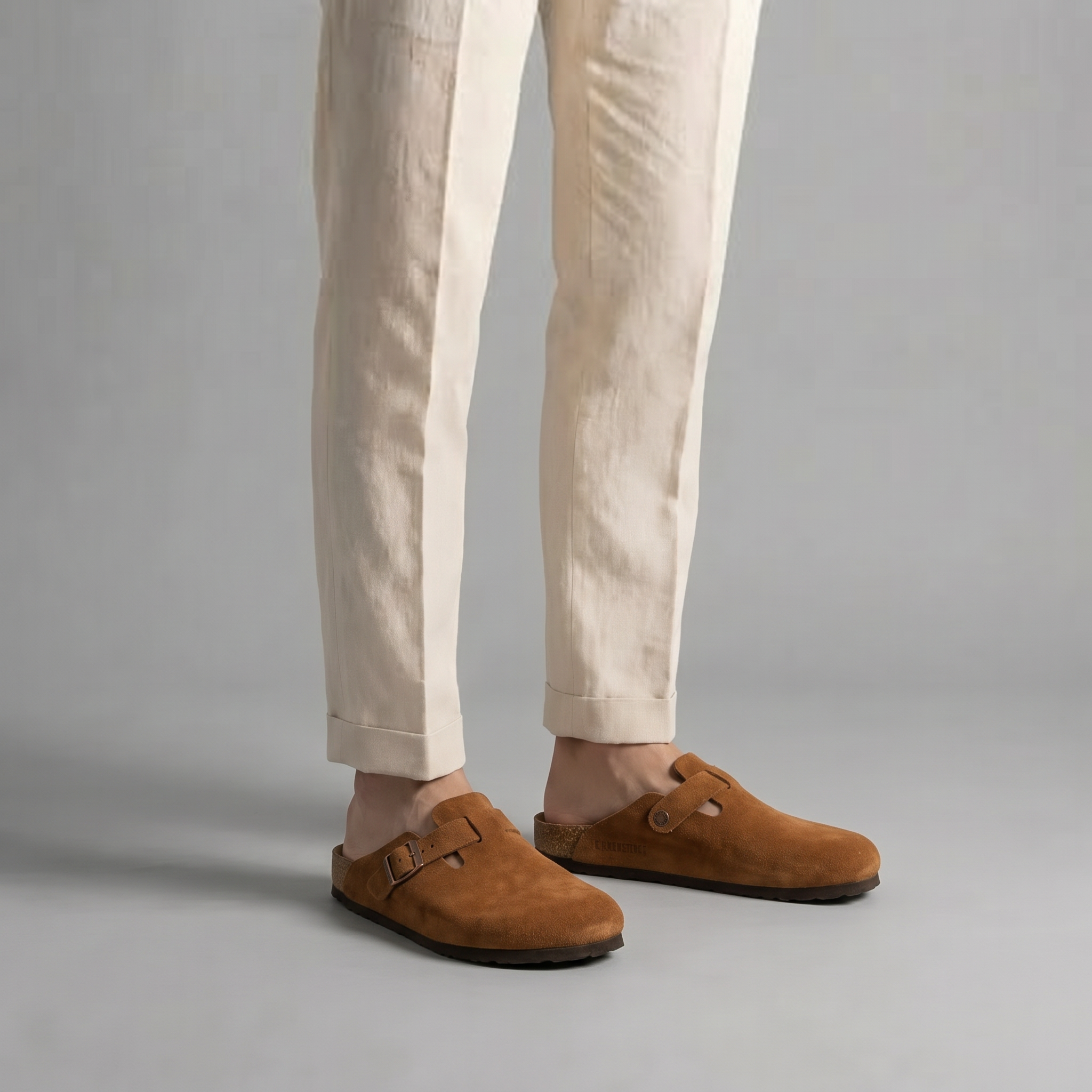 Herren Wildleder Clogs Stilvolle Komfort Loafer