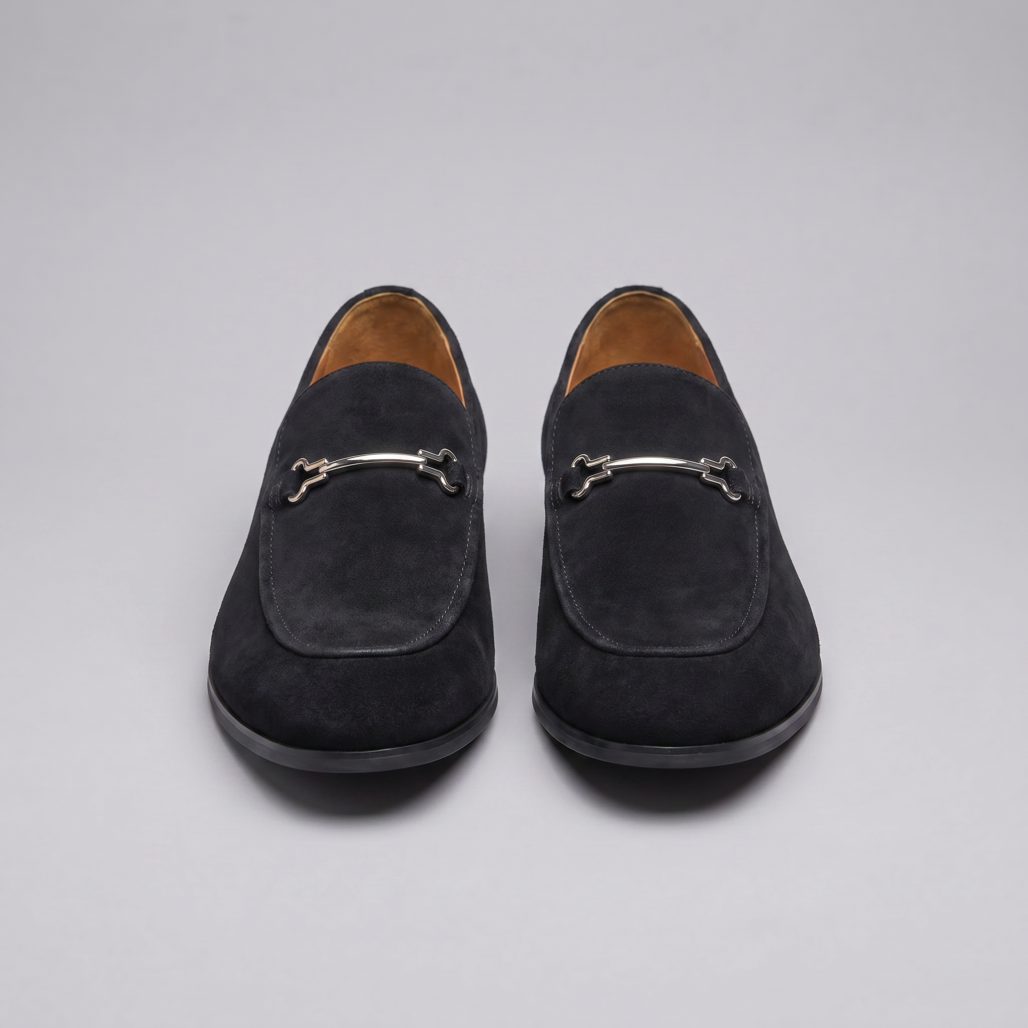 Herren Loafer In Wildlederoptik Mit Horsebit Detail