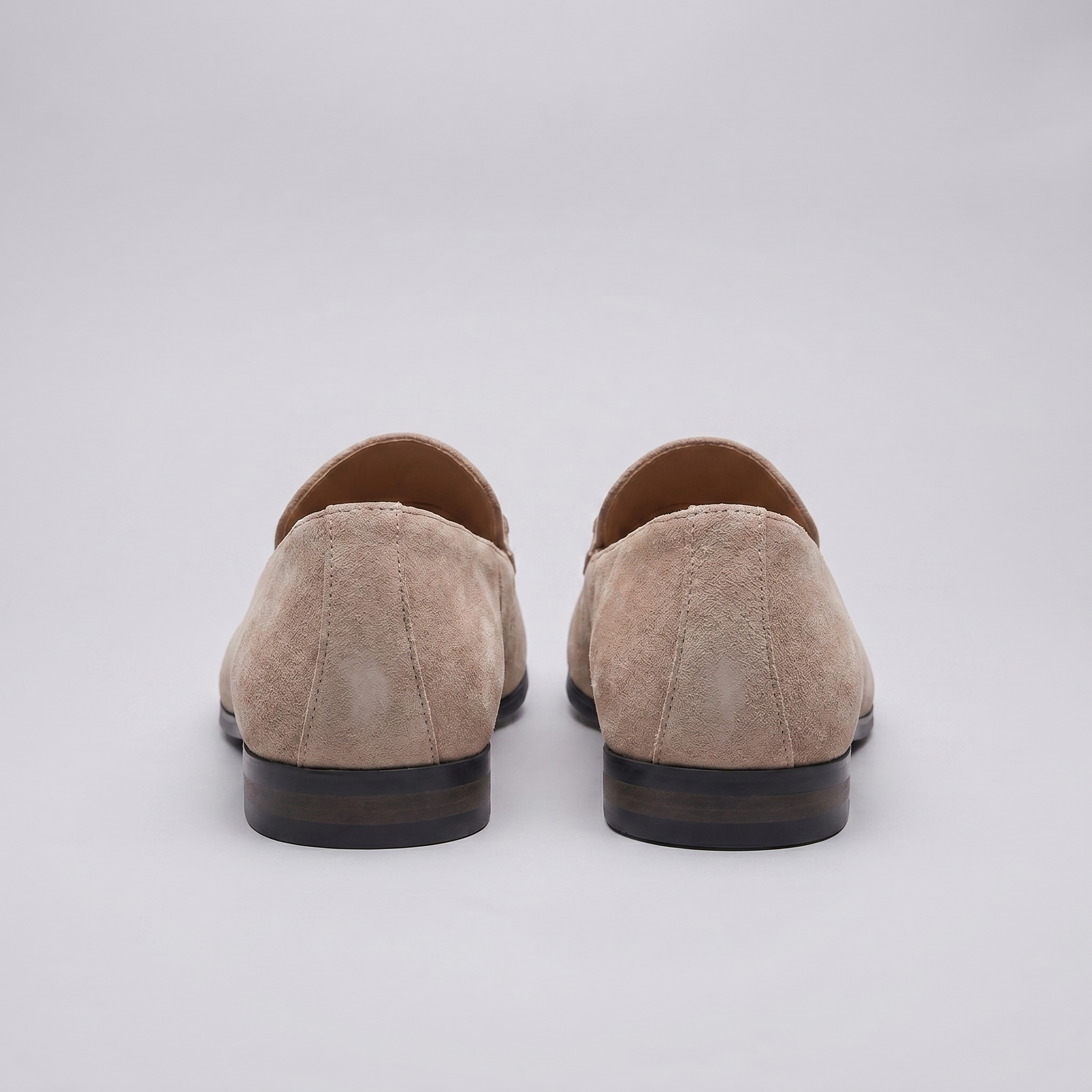 Herren Loafer In Wildlederoptik Mit Horsebit Detail