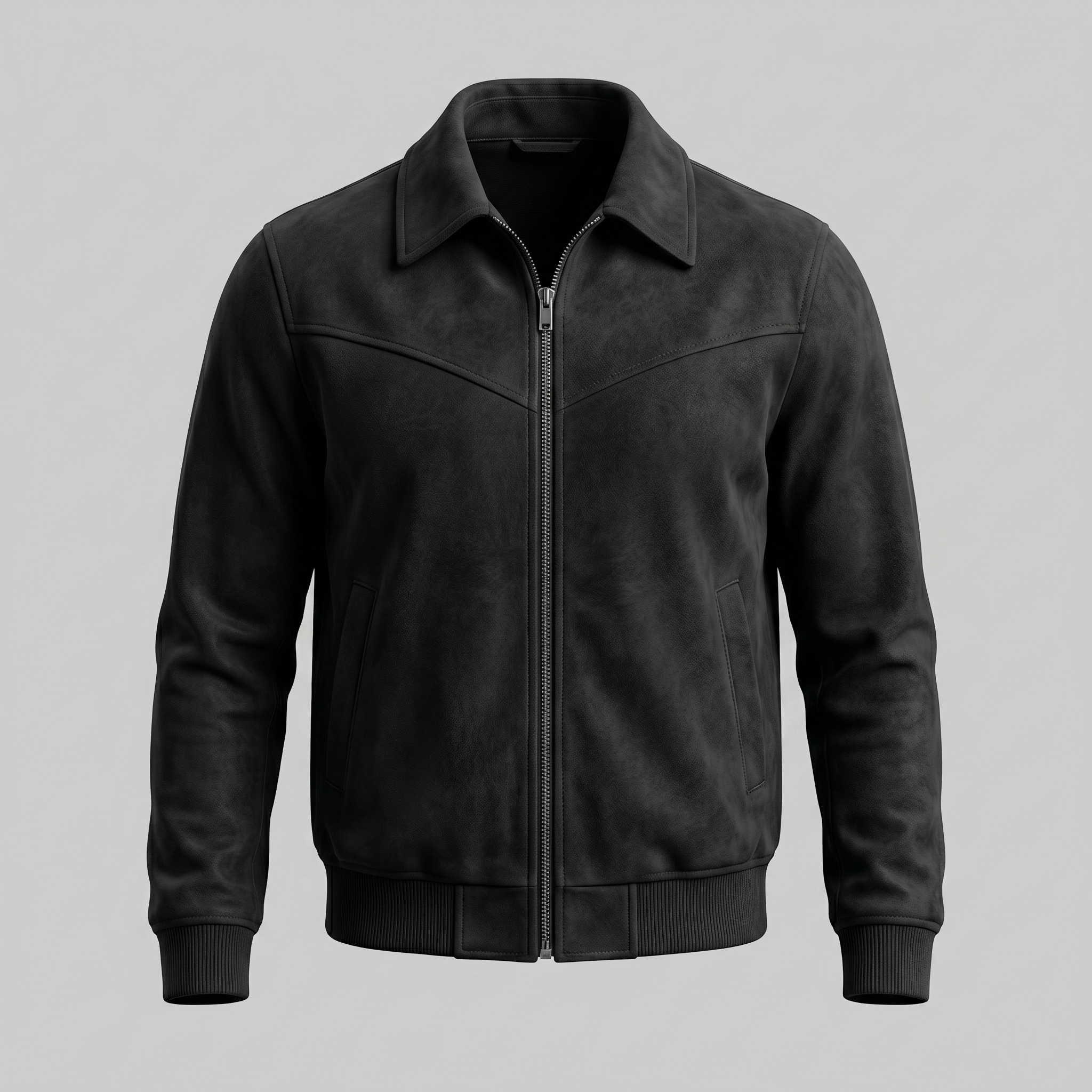 Herren Wildleder Harrington Bomberjacke