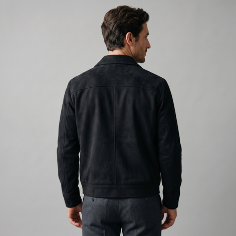 Herren Wildleder Harrington Bomberjacke