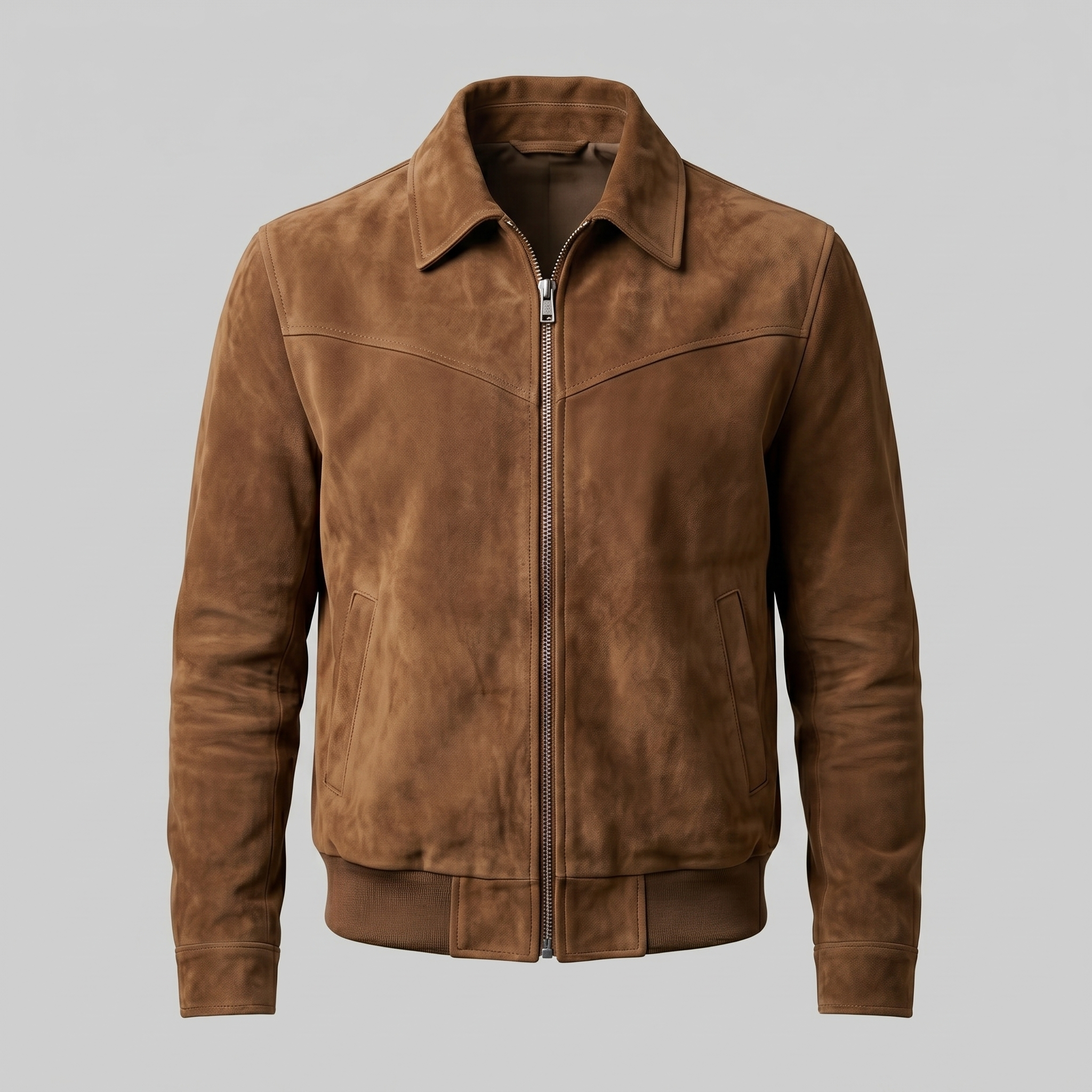 Herren Wildleder Harrington Bomberjacke