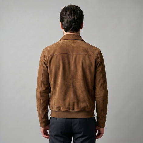 Herren Wildleder Harrington Bomberjacke