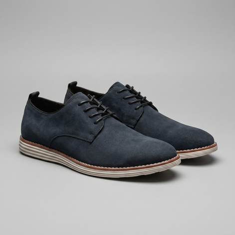 Herren Wildleder Schnür Derby Schuhe