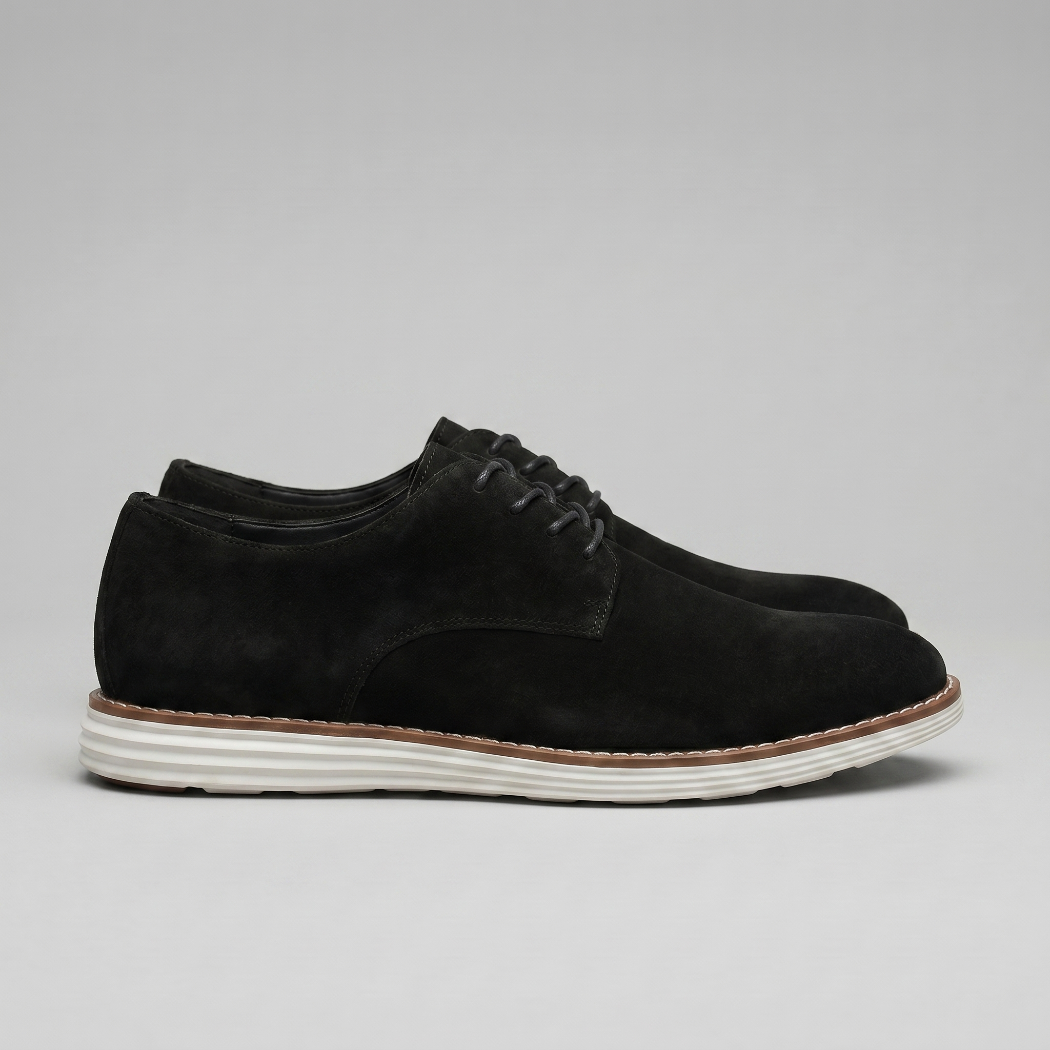 Herren Wildleder Schnür Derby Schuhe