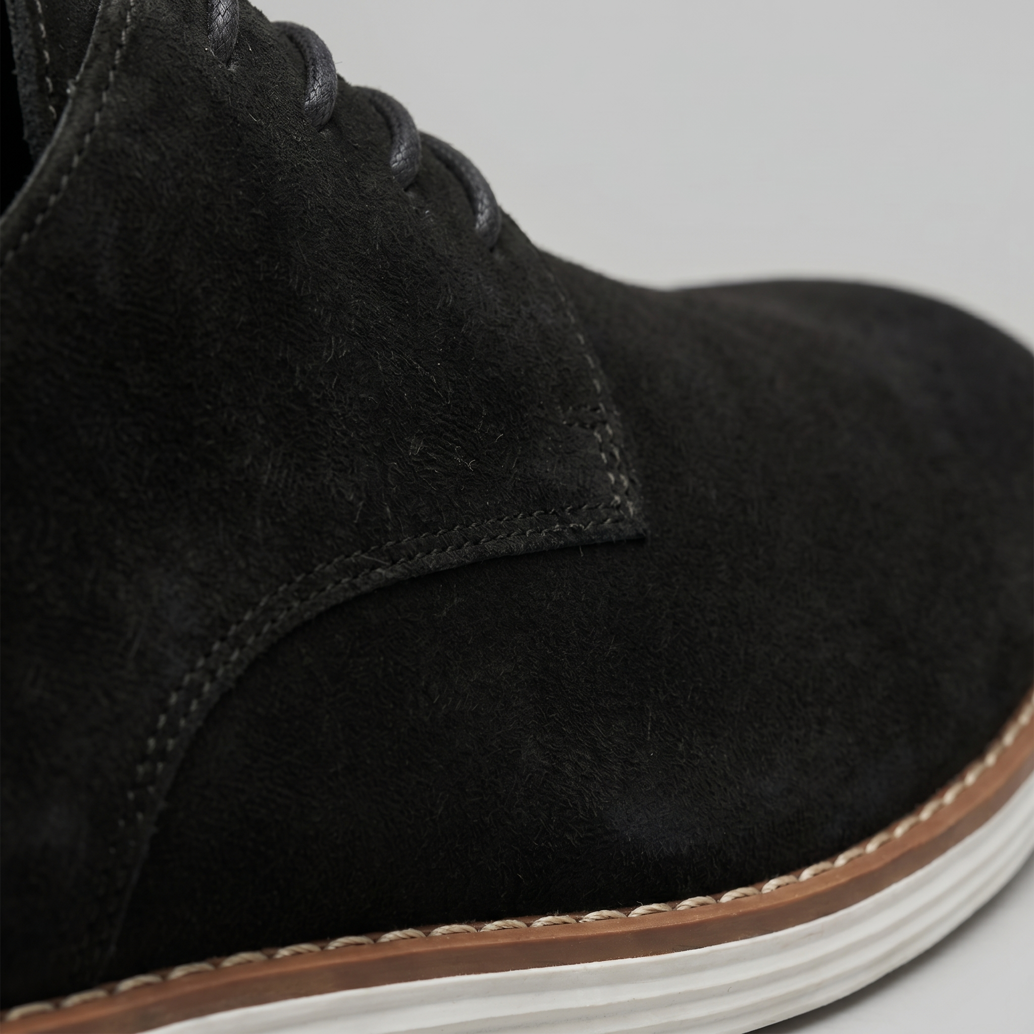 Herren Wildleder Schnür Derby Schuhe