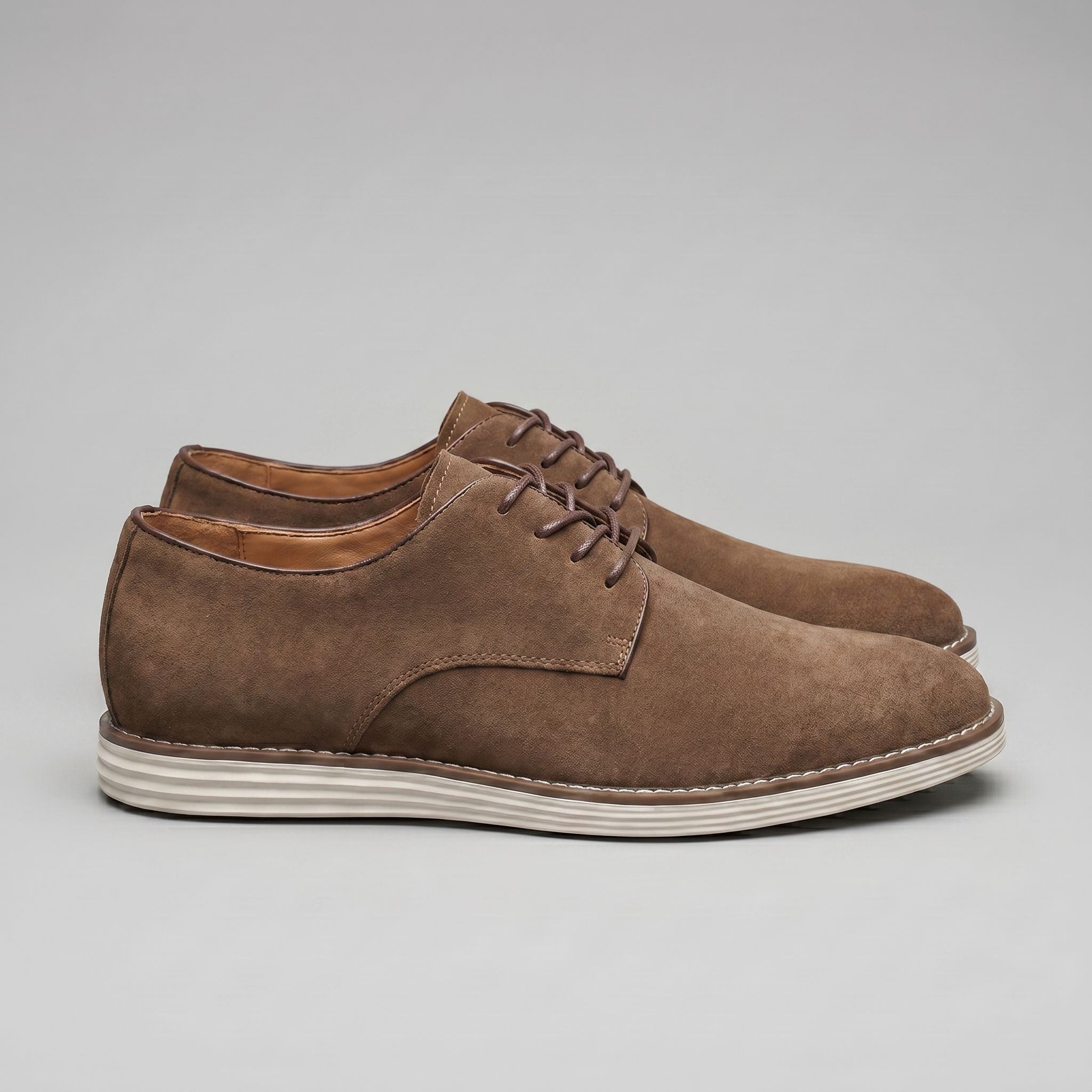 Herren Wildleder Schnür Derby Schuhe
