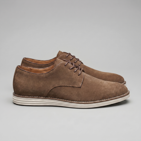 Herren Wildleder Schnür Derby Schuhe
