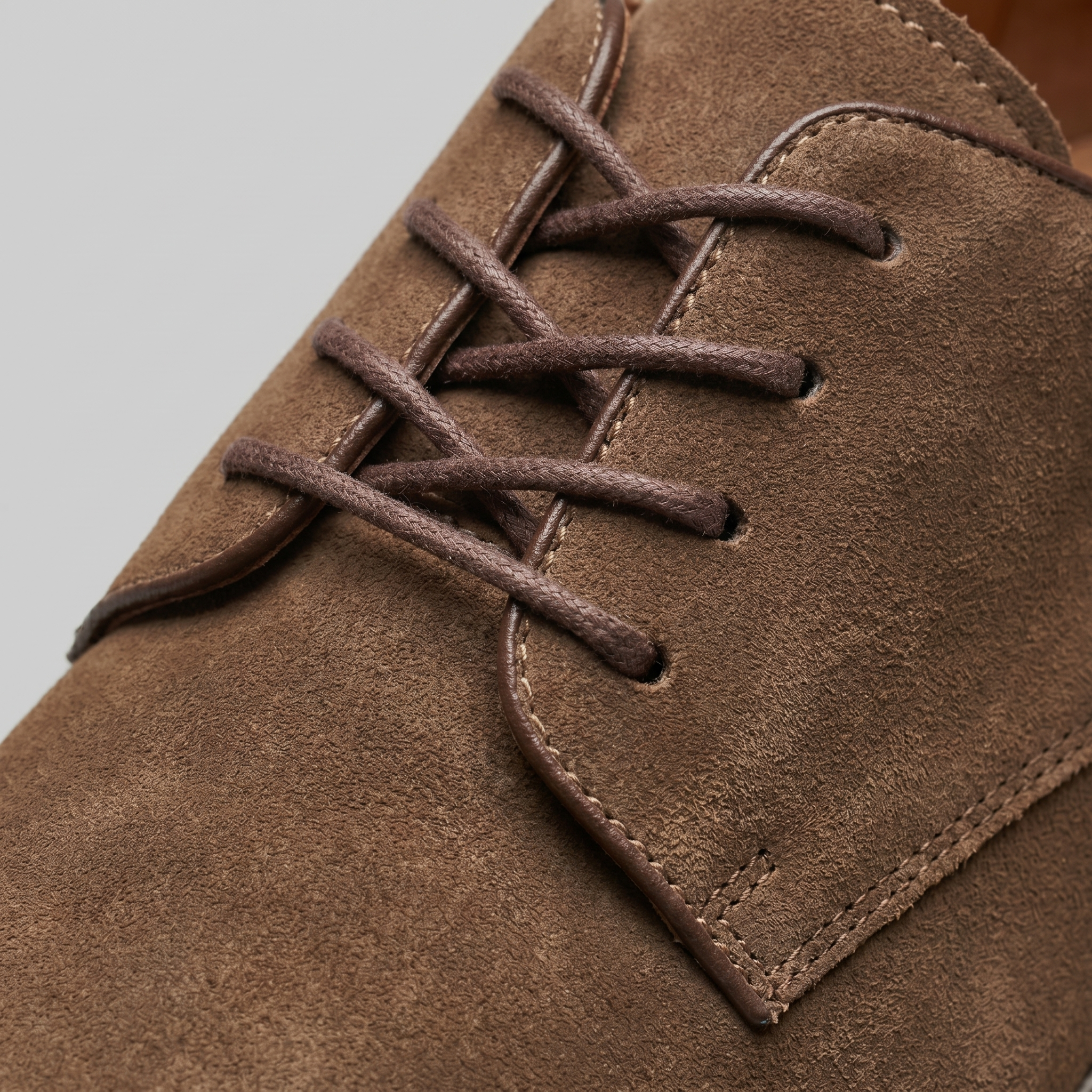 Herren Wildleder Schnür Derby Schuhe