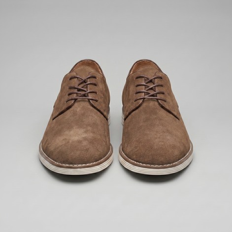 Herren Wildleder Schnür Derby Schuhe