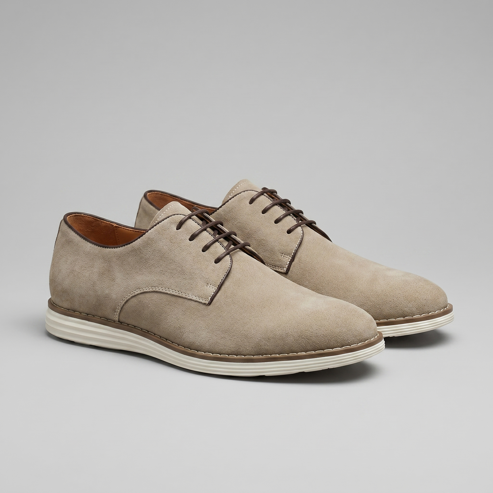 Herren Wildleder Schnür Derby Schuhe