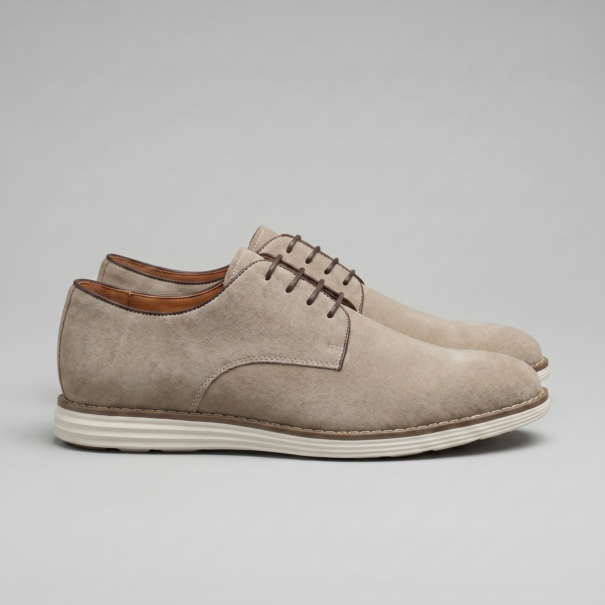 Herren Wildleder Schnür Derby Schuhe