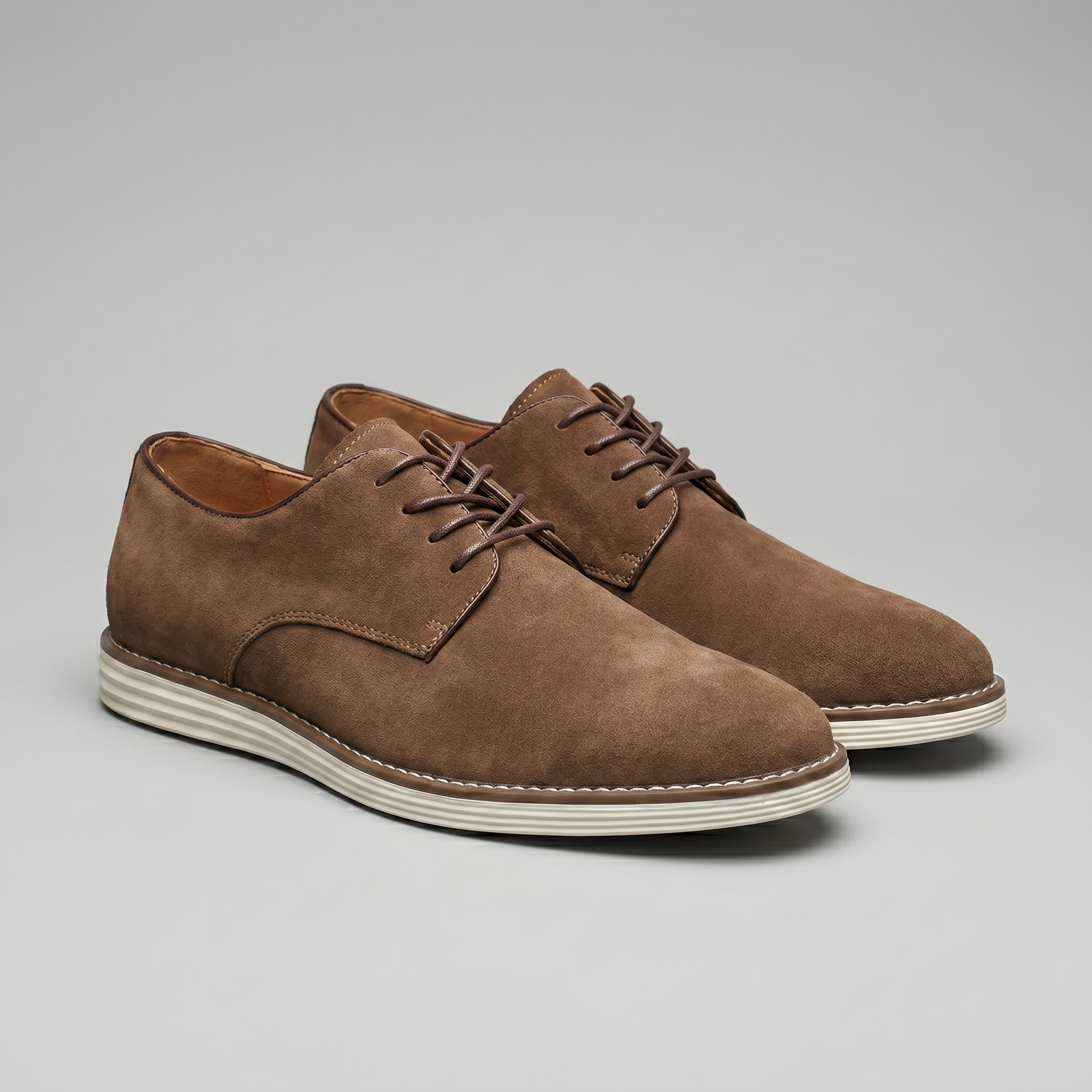 Herren Wildleder Schnür Derby Schuhe