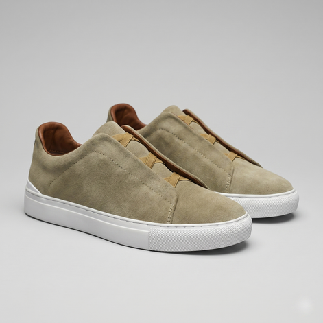Herren Wildleder Slip On Sneaker