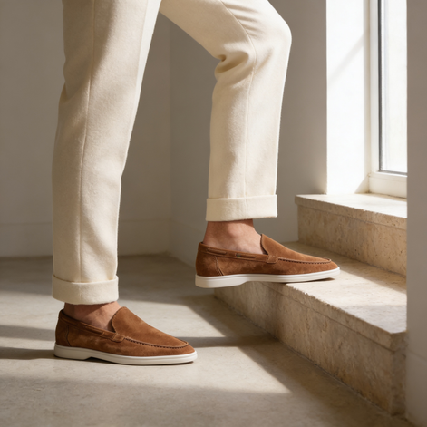 Herren Wildleder Loafers