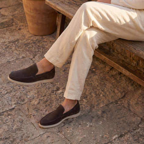Herren Wildleder Loafers