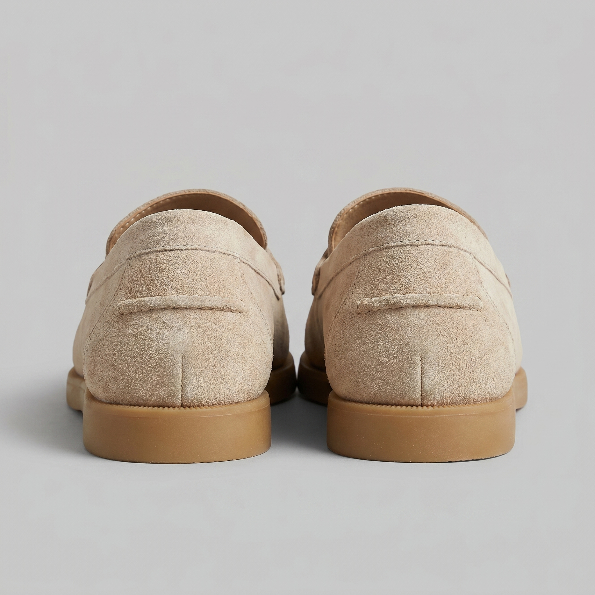 Herren Veloursleder Loafer Mit Klassischen Details