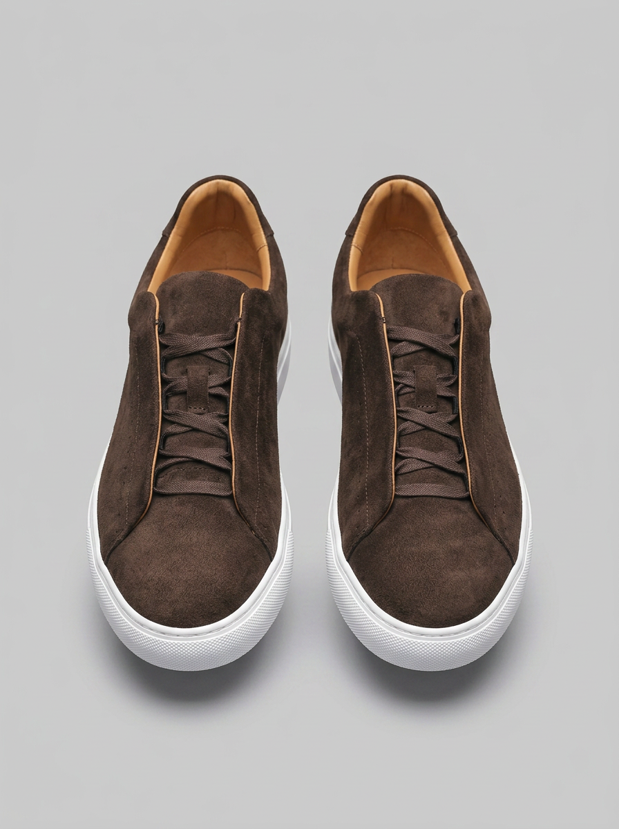 Herren Wildleder Sneaker Niedrigprofil