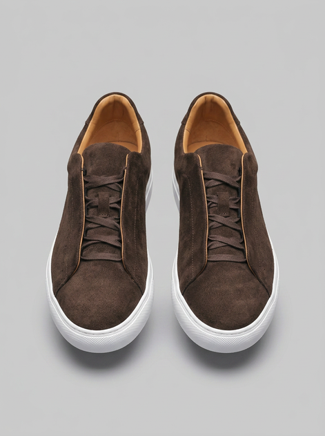 Herren Wildleder Sneaker Niedrigprofil