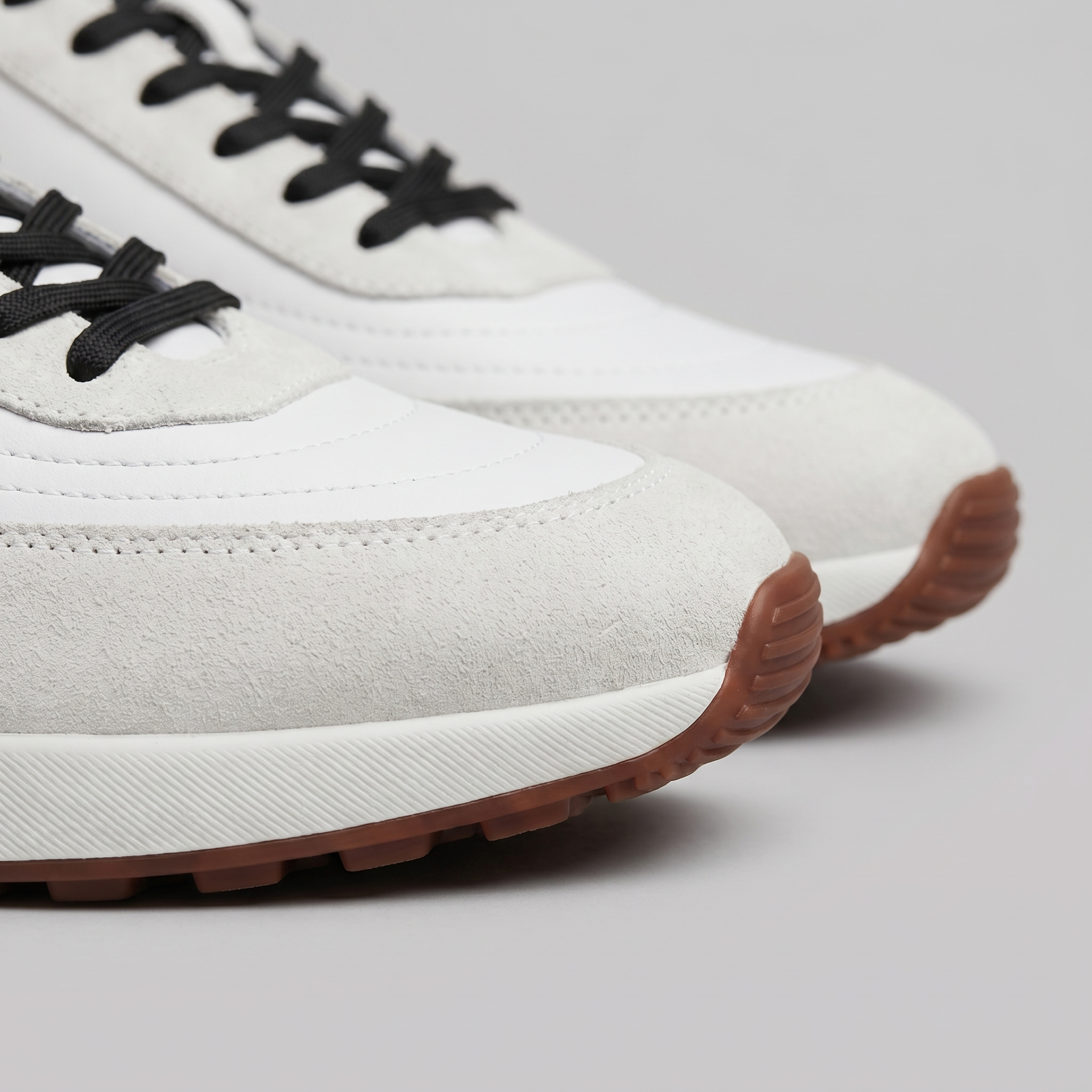 Herren Wildleder Panel Schnürschuhe