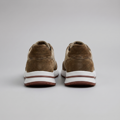 Herren Wildleder Panel Schnürschuhe