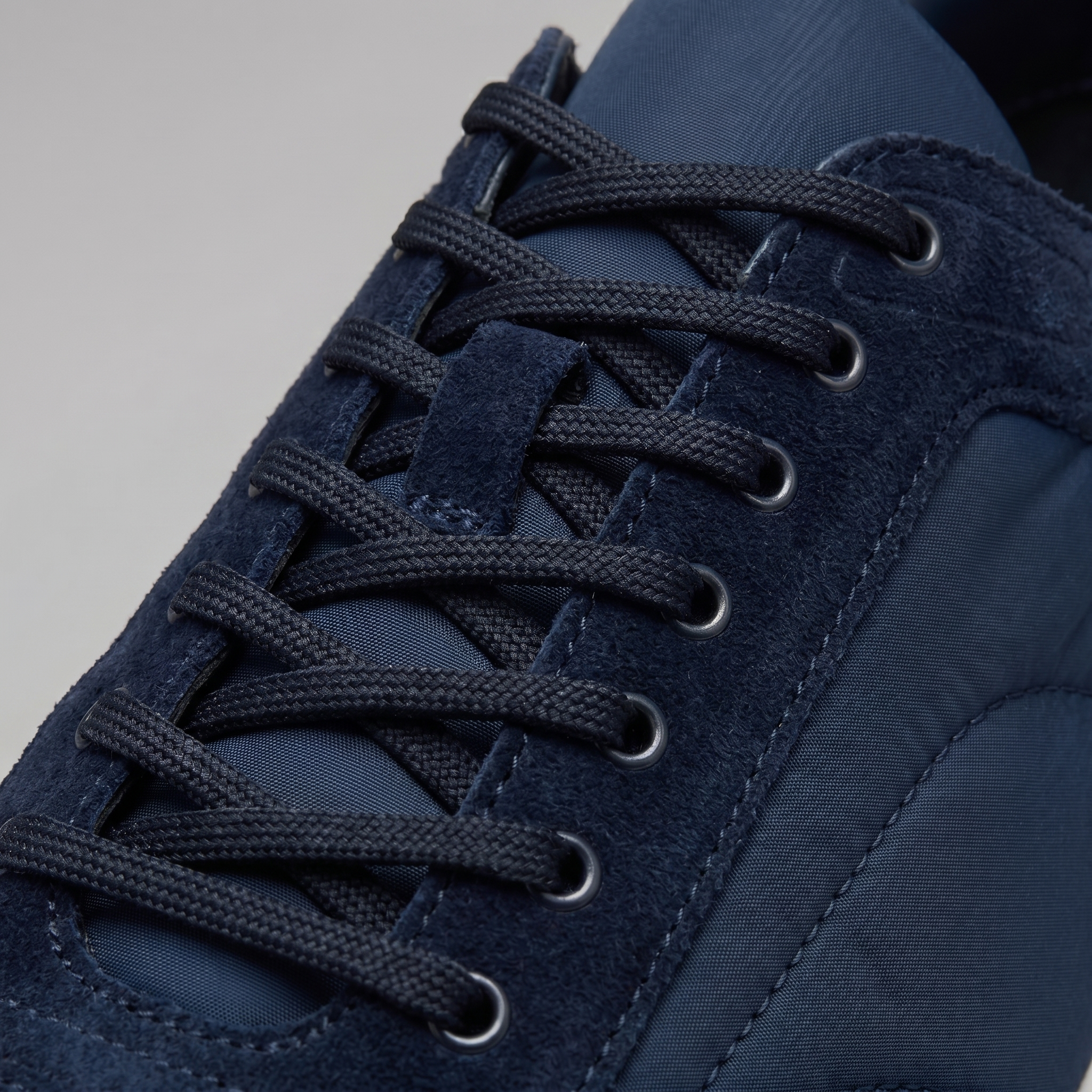 Herren Wildleder Panel Schnürschuhe
