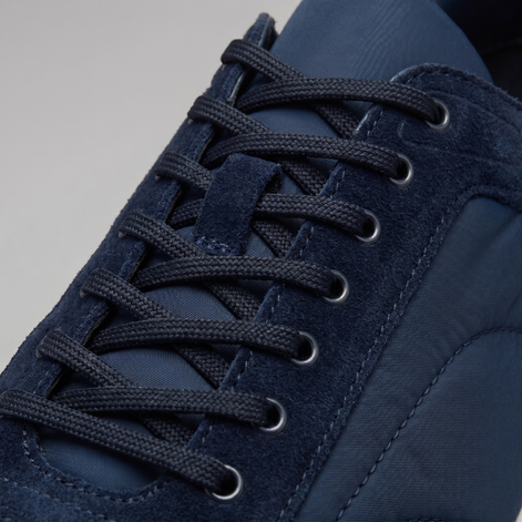 Herren Wildleder Panel Schnürschuhe